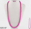 30" Asst Color Pearl Necklace & Earring Jewelry Set .68 each set