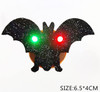 2.6" Light-Up Halloween Bat & Spider Brooch .68 each