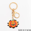 3.7" Halloween Pumpkin Keychain .68 each
