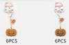4" Halloween Pumpkin Rhinestone Keychain .68 each