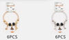 Spring Style Gold & Silver Halloween Charm Bracelet (3083) .68 each
