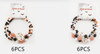 3 Pc Set Halloween Stretch Bracelet .68 each set