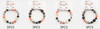 Halloween Skull Mixed Beads Stretch Bracelet .68 each