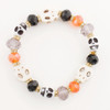 Halloween Skull Mixed Beads Stretch Bracelet .68 each