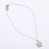 16"-18" Adjustable Stainless Steel Hibiscus Flower Pendant Necklace .68 each