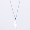 16"-18" Adjustable Stainless Steel Castle Pendant Necklace .68 each