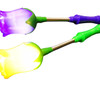 10" Asst Color Light Up Roses 12 per pk .95 each