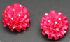2 Pk Flowers w/ Stones on Gator Clip Bright Colors 2" 12-2 pks per bx .70 per pk
