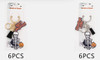 Halloween Skeleton "Happy Halloween" Keychain .70 each