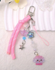 Ocean-Themed Dolphin & Seashell Charm Keychain .70 each