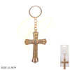 4.9" Rhinestone Cross Keychain .70 each