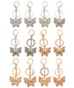 4.1" Butterfly Rhinestone Keychain .70 each