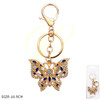 4.1" Butterfly Rhinestone Keychain .70 each