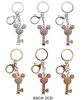 4.3" Rhinestone Mouse Key Charm Keychain .70 each