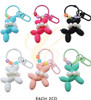Balloon Dog w/ Alphabet Beads Keychain .70 each