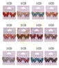 1.2" Butterfly Rhinestone Clip-on Earrings .70 each pair