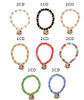 Kids Novelty Crystal Charm Stretch Bracelet .70 each