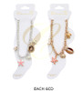 Rhinestone Ocean Charm Anklet .70 each
