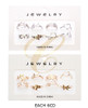8 Piece Gold & Silver Midi Ring Set (0580) .70 each set