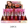 Lip Gloss with Decorative Butterfly Caps 24 PCS Display Box .75 each