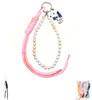 Pearl Wristlet Keychain w/ Charm .70 each