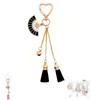 Fan Tassel Keychain/Bag Charm .70 each