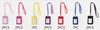 Asst Color Faux Leather ID Holder Wallet with Lanyard .70 each