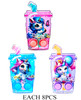 4.6" Unicorn Handheld Drink Water Ring Game 24 pcs per display box .75 each