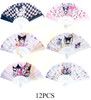 9" Novelty Print Folding Hand Fan .70 each