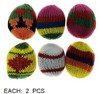 2.6" Crochet Footbag Mixed Designs 12 pcs per display box $1.50 each