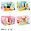 4 Pc Set 3D DIY Room Puzzle Set Educational Building Toy .75 each set