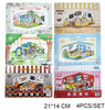 4 Pc Set 3D DIY Store Puzzle Set Educational Building Toy .75 each set