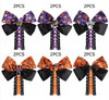 5.9" Halloween Gator Clip Ribbon Hair Bow .70 each