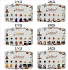 6 Pair Assorted Halloween Stud Earring Set .70 each set