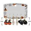 3 Pair 1.2" Halloween Dangle Earrings .70 each set