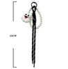 9.8" Halloween Tassel Charm Keychain .70 each