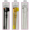 2 Pc Set Dual-Ended Eyebrow Brush & Lash Comb .70 each set