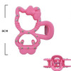 3.2" Novelty Hair Claw Clip w/ Stones .70 each