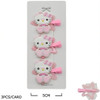 2" 3 Pc Set Novelty Hair Clips .70 each set