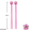 13.8" 2 Pc Set Novelty Ribbon Hair Clips .70 each set
