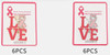 LOVE Pink Ribbon Breast Cancer Awareness Brooch Pin .70 each