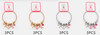 Spring Style Pink Ribbon Breast Cancer Awareness Charm Bracelet .70 each