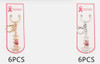 Hope Pink Ribbon Breast Cancer Awareness Keychain .70 each