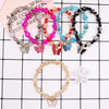 Beaded Butterfly Bracelet with Rhinestone Accents .70 each