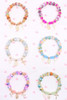 Religious Cross & Virgin Mary Beaded Bracelet .70 each