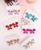 1" Rhinestone Butterfly Stud Earrings .70 each pair