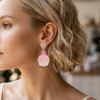 2" Rhinestone Cupcake Dangle Earring .70 each pair