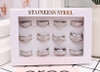 Stainless Steel Rhinestone Band Ring .70 each