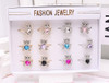 Rhinestone Teddy Bear Heart Ring .70 each