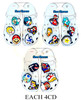 6 Pk Set of Shoe Charms Novelty Theme .75 per set